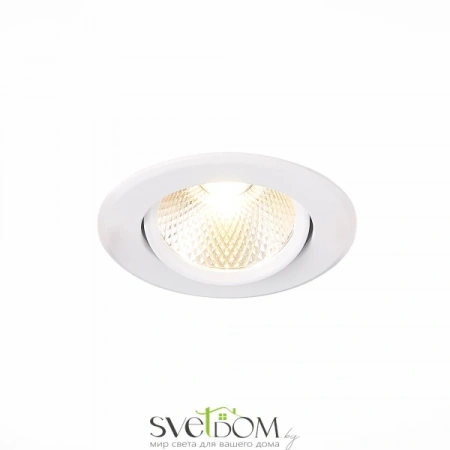 ST211.538.08.36 Св-к встр. Белый LED 1*8W 3000K 640Lm Ra80 36° IP20 D86xH50 220-240V Встраиваемые светильники ST LUCE
