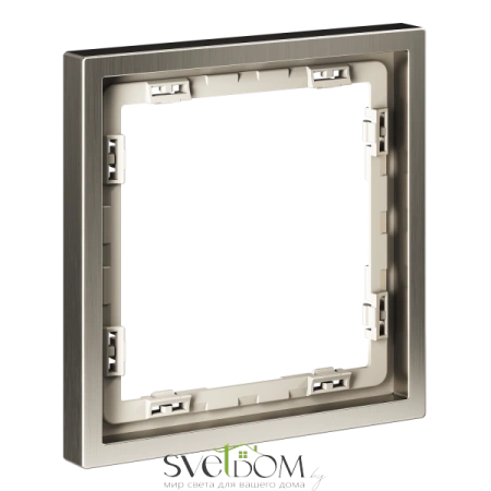 Рамки металлические Voltum S70 METAL Никель VLSM120111 Voltum VLSM120111