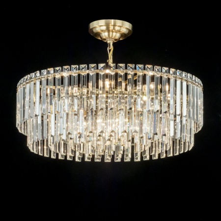 Citilux Фонда CL303223 Люстра хрустальная подвесная Бронза CITILUX