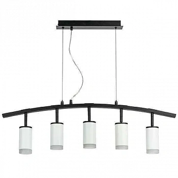 Lightstar LR7353650 Люстра RULLO 5х50W GU10 ЧЕРНЫЙ/БЕЛЫЙ (571735+214436-5+202430-5)