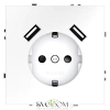 Розетки с USB Voltum S70 VLS040402  Voltum VLS040402