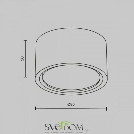 Потолочные светильники Maytoni C001CL-GX53-W от Магазина Svetdom.by