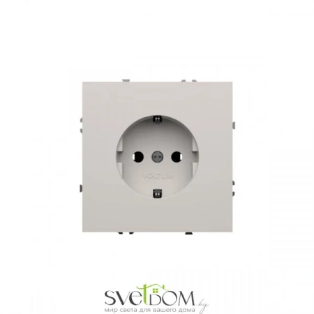 Розетки электрические с заземлением Voltum S70 VLS040102  Voltum