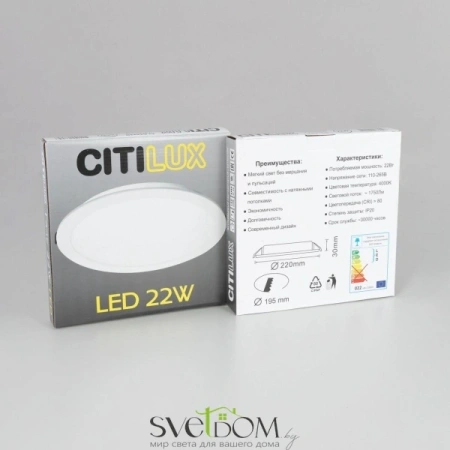Citilux Галс CL5516N Светильник накладной светодиодный CITILUX