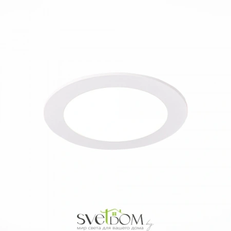 ST209.538.09 Св-к встр. Белый LED 1*9W 3000K 585Lm Ra80 110° IP20 D145xH8 90-265V Встраиваемые светильники ST LUCE