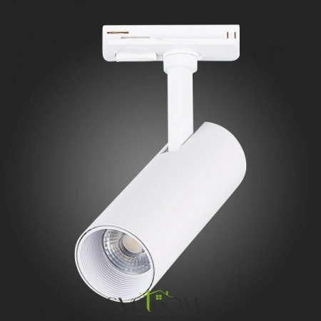 ST350.536.10.36 Св-к трек. Белый LED 1*10W 3000K 900Lm Ra?80 36° IP20 L137xW49xH171 100-240V Однофазная трековая система ST LUCE