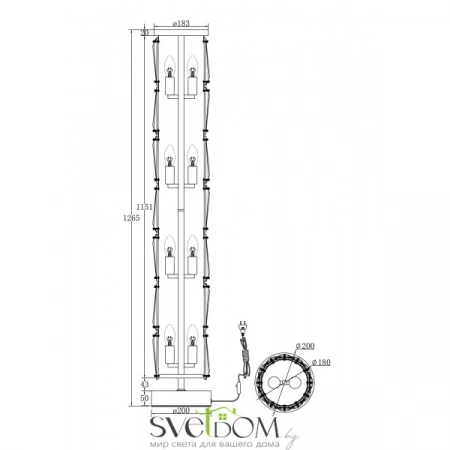 MOD043FL-08CH Maytoni