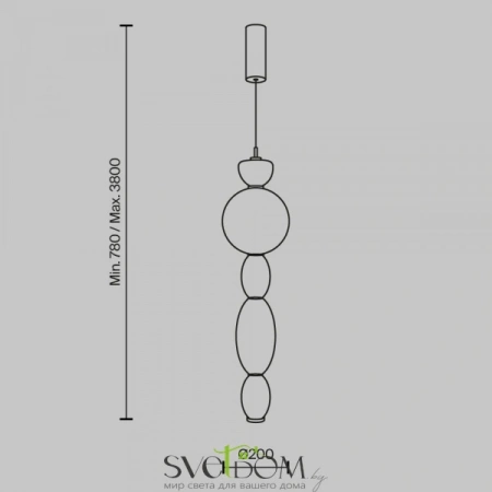 Подвесные светильники Maytoni MOD297PL-L17BS3K от Магазина Svetdom.by