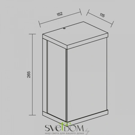 Настенные светильники O021WL-L10B3K Maytoni | Svetdom.by