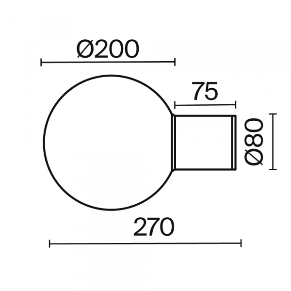 Настенный светильник (бра) Outdoor O598WL-01GR1