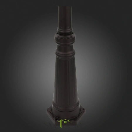 SL080.425.02 Светильник уличный наземный ST-Luce Темный кофе/Прозрачный, Темный кофе E27 2*100W LASTERO ST LUCE
