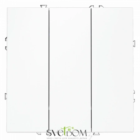 Выключатель трехклавишный Voltum S70 VLS030102  VLS030102 Voltum