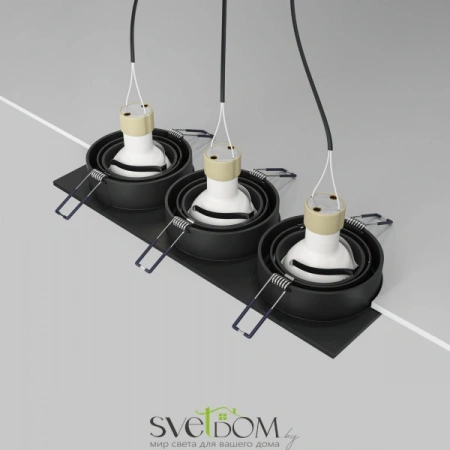 Встраиваемые светильники Maytoni DL024-2-03B от Магазина Svetdom.by