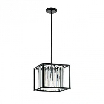 Lightstar 713037 Люстра REGOLO 3х40W G9 ЧЕРНЫЙ МАТОВЫЙ/ПРОЗРАЧНЫЙ