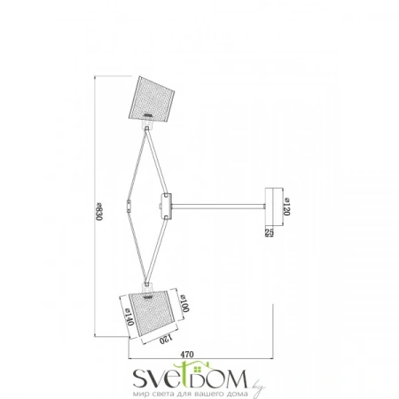 ЛюстрыFR5108PL-08CH Freya | Svetdom.by