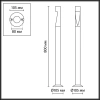 Ландшафтный светильник Odeon Light FRANKIE 7206/5GLA