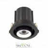 ST702.448.12 Св-к встр. Черный LED 1*12W 4000K 900Lm Ra80 24° IP20 D90xH92 180-240V Встраиваемые светильники ST LUCE