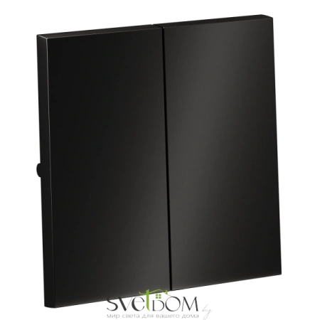 Клавиша для выключателя двухклавишного Voltum S70 METAL Антрацит VLSM000312 Voltum VLSM000312