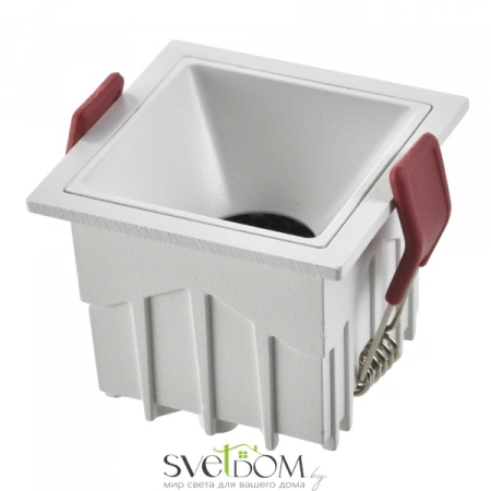 ST757.548.10S Св-к встр. Белый LED 1*10W 60° IP20 L65xW65xH52 85-265V В комплекте Встраиваемые светильники ST LUCE