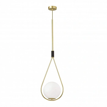 4810/1A PENDANT ODL21 371 золтой/черный/белый Подвес E14 1*40W FLARI