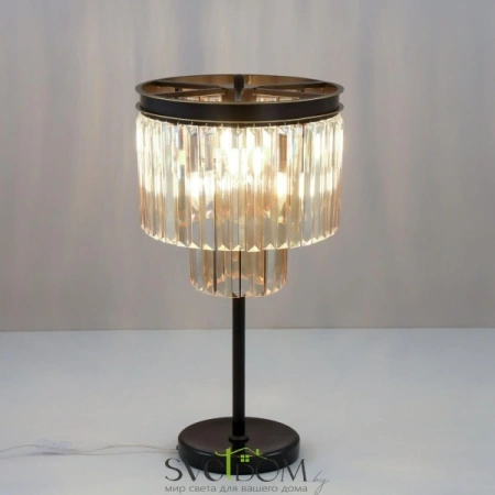 Citilux Мартин CL332862 Настольная лампа хрустальная Шампань CITILUX