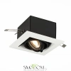 ST250.548.01 Св-к встр. Черный GU10 1*50W  L126xW126xH70 220V Без ламп Встраиваемые светильники ST LUCE