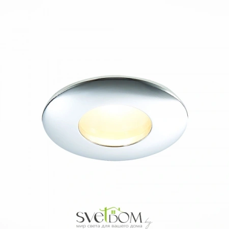 ST213.108.01 Св-к встр. Хром GU10 1*50W  IP44 D84xH50 220V Без ламп Встраиваемые светильники ST LUCE