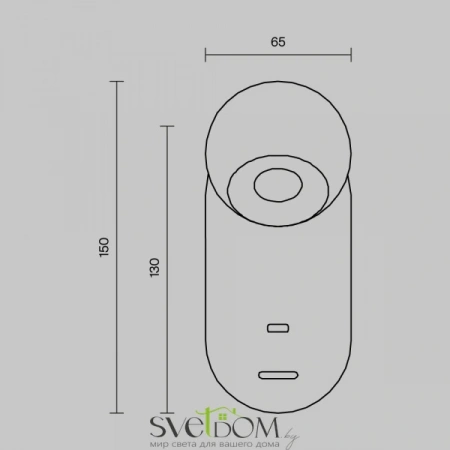 Настенные светильники MOD434WL-L5BS3K Maytoni | Svetdom.by