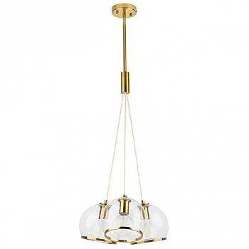 Lightstar 729031 Люстра SFERICO 3х40W E27 ЛАТУНЬ/ПРОЗРАЧНЫЙ