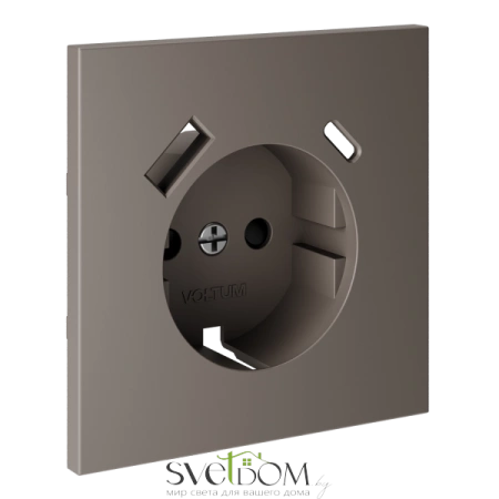 Накладка для розетки USB A+C Voltum S70 Капучино VLS001014 Voltum VLS001014