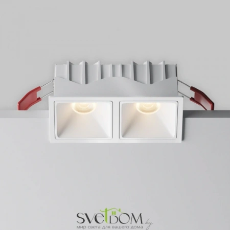 Встраиваемые светильники Maytoni DL043-02-10W3K-SQ-W-1 от Магазина Svetdom.by