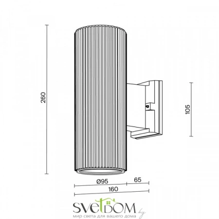 Настенные светильники O419WL-02B Maytoni | Svetdom.by