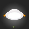 ST210.548.08 Св-к встр. Белый LED 1*8W 4000K 640Lm Ra80 110° IP20 D120xH30 220-240V Встраиваемые светильники ST LUCE