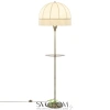 Citilux Базель CL407931T Торшер бронза со столиком и бежевым абажуром CITILUX