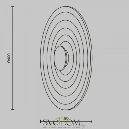 Настенные светильники MOD400WL-L5W3K Maytoni | Svetdom.by