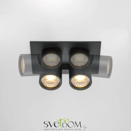 Встраиваемые светильники Maytoni DL045-02-10W3K-B от Магазина Svetdom.by