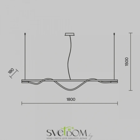 Подвесные светильники Maytoni MOD166PL-L20G3K от Магазина Svetdom.by