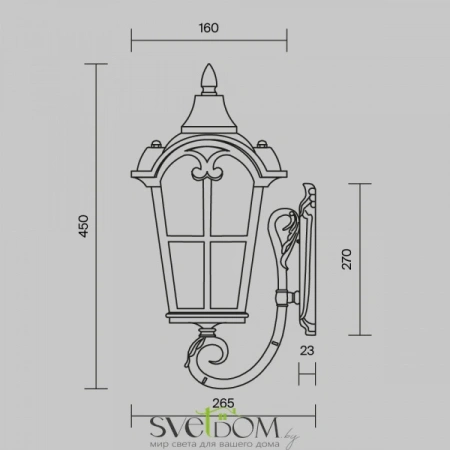 Настенные светильники O413WL-01BZ1 Maytoni | Svetdom.by