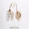 Citilux Синди CL330312 Бра хрустальное с выключателем Золото CITILUX