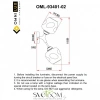 Настенные светильники OML-93401-02 Omnilux | Svetdom.by