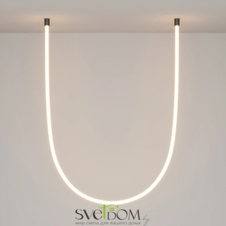 Набор для двухстороннего накладного монтажа Nemo D25 черный 20320 | Svetdom.by