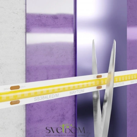 Светодиодная лента 24В COB 12Вт/м 6000K 5м IP20