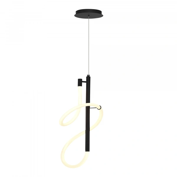 SL6102.403.16 Светильник подвесной ST-Luce Черный/Белый LED 1*16W 3000K SAGRATO