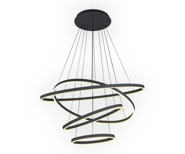 Kink Light 08204,19A(4000K) Подвес димм. Тор черный Led 174W