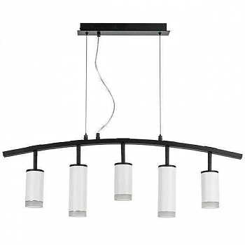 Lightstar LR7353638620 Люстра RULLO 5х50W GU10 ЧЕРНЫЙ/БЕЛЫЙ (571735+214436-3+214486-2+202430-5)