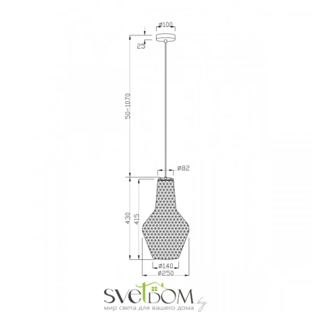 Подвесные светильники Maytoni P054PL-01B2 от Магазина Svetdom.by
