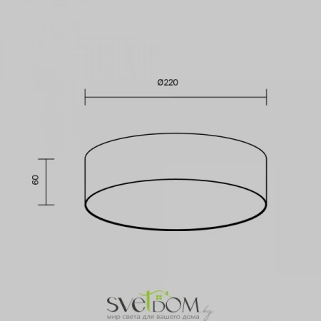 Потолочные светильники Maytoni C032CL-24W4K-RD-B от Магазина Svetdom.by