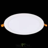 ST209.538.18 Св-к встр. Белый LED 1*18W 3000K 1 296Lm Ra80 110° IP20 D225xH8 90-265V Встраиваемые светильники ST LUCE