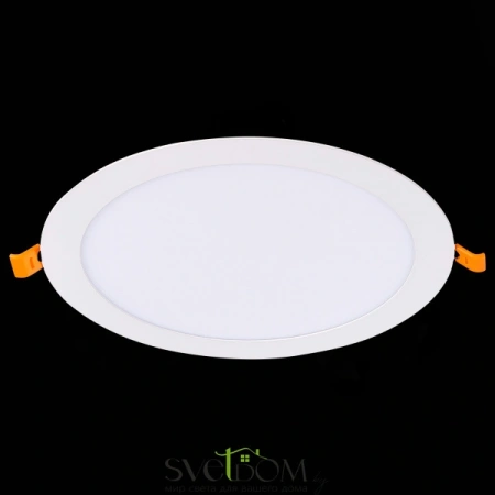 ST209.538.18 Св-к встр. Белый LED 1*18W 3000K 1 296Lm Ra80 110° IP20 D225xH8 90-265V Встраиваемые светильники ST LUCE