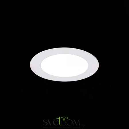 ST210.548.06 Св-к встр. Белый LED 1*6W 4000K 480Lm Ra80 110° IP20 D90xH30 220-240V Встраиваемые светильники ST LUCE